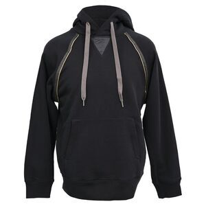 Theory Hoodie Sweatshirt in Black Cotton